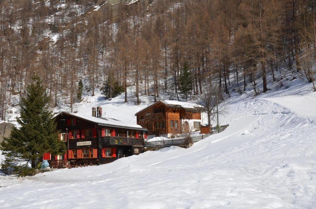 Ferienwohnung Haus Alpenperle Saas-Almagell Exterior foto